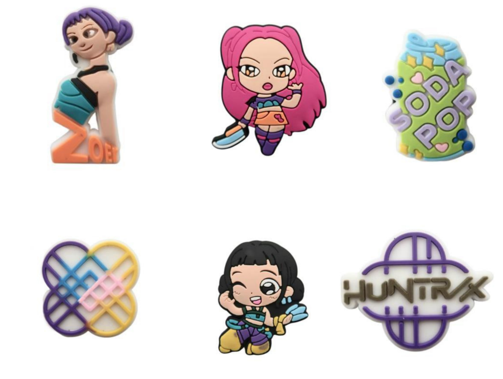 10mm Straw Toppers K Pop Culture Artwork, Fun , Cute, 45 Pieces, Popular Styles!