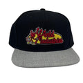 World Industries Boys Logo Black & Heather Grey Flat Bill Cap, Original, NWT
