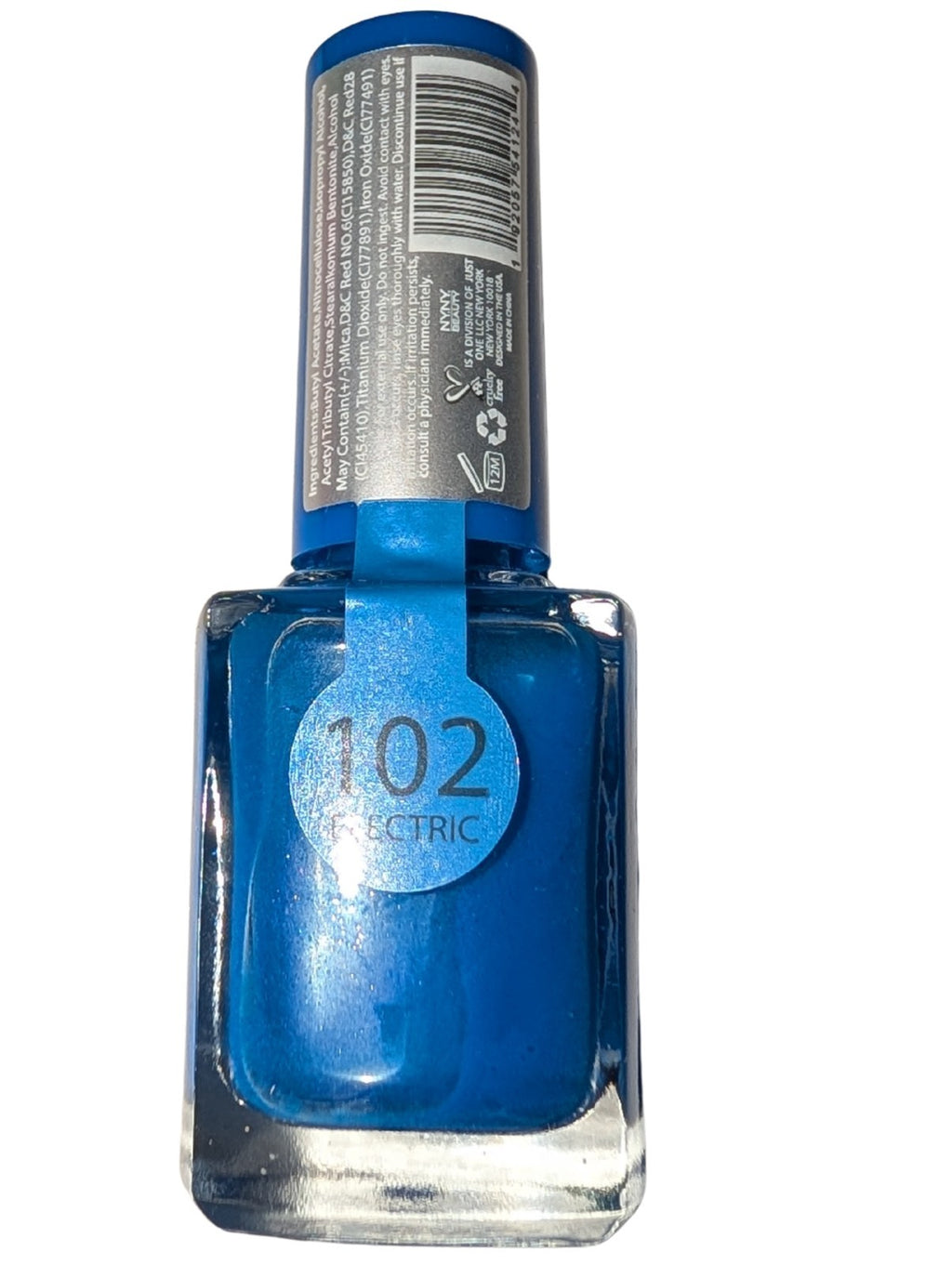 Neon Nail Polish Set:  8 Bottles Fingernail Glow in the Dark Nail Polish