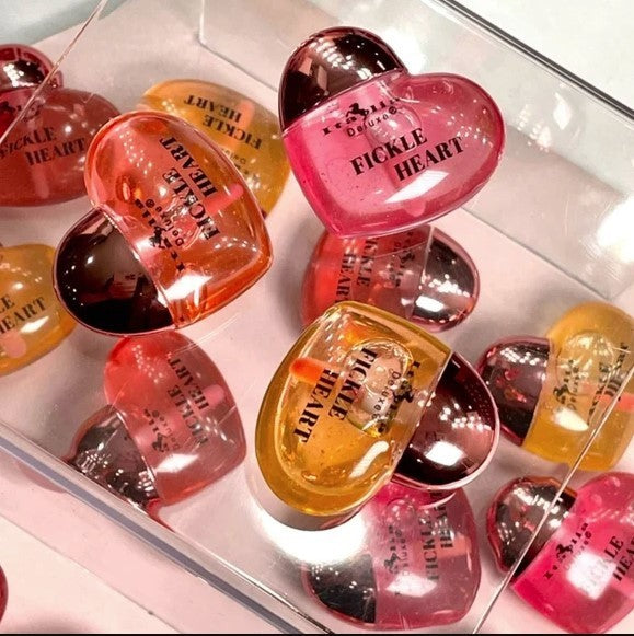 Italia Deluxe Fickle Heart 3 Piece Lip Oil Set, Magic Sweet Lip Oil