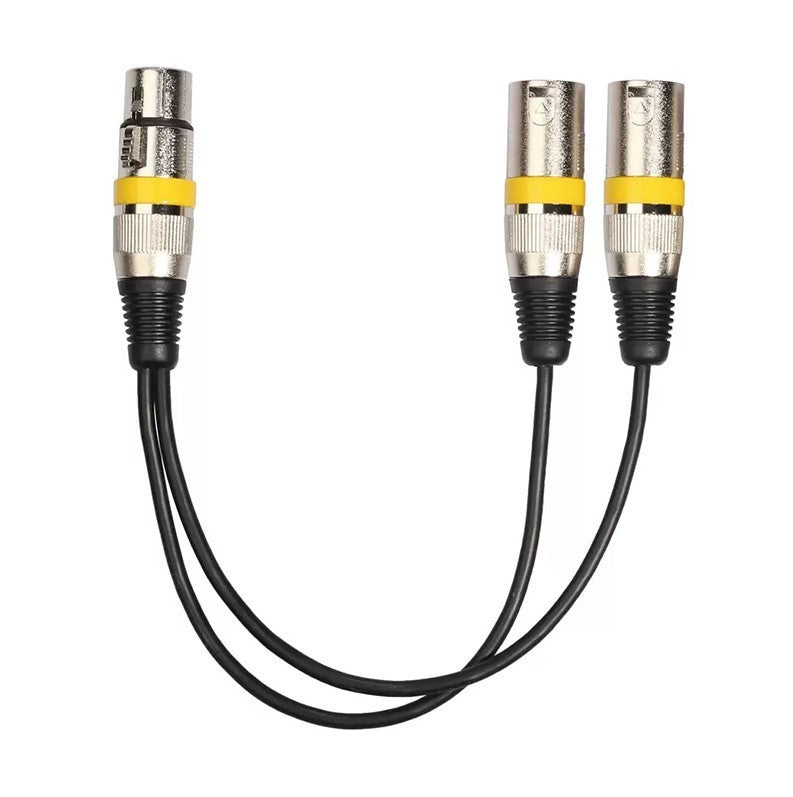 XLR Y Cable MMF Color Ring XLR Splitter Fast Shipping