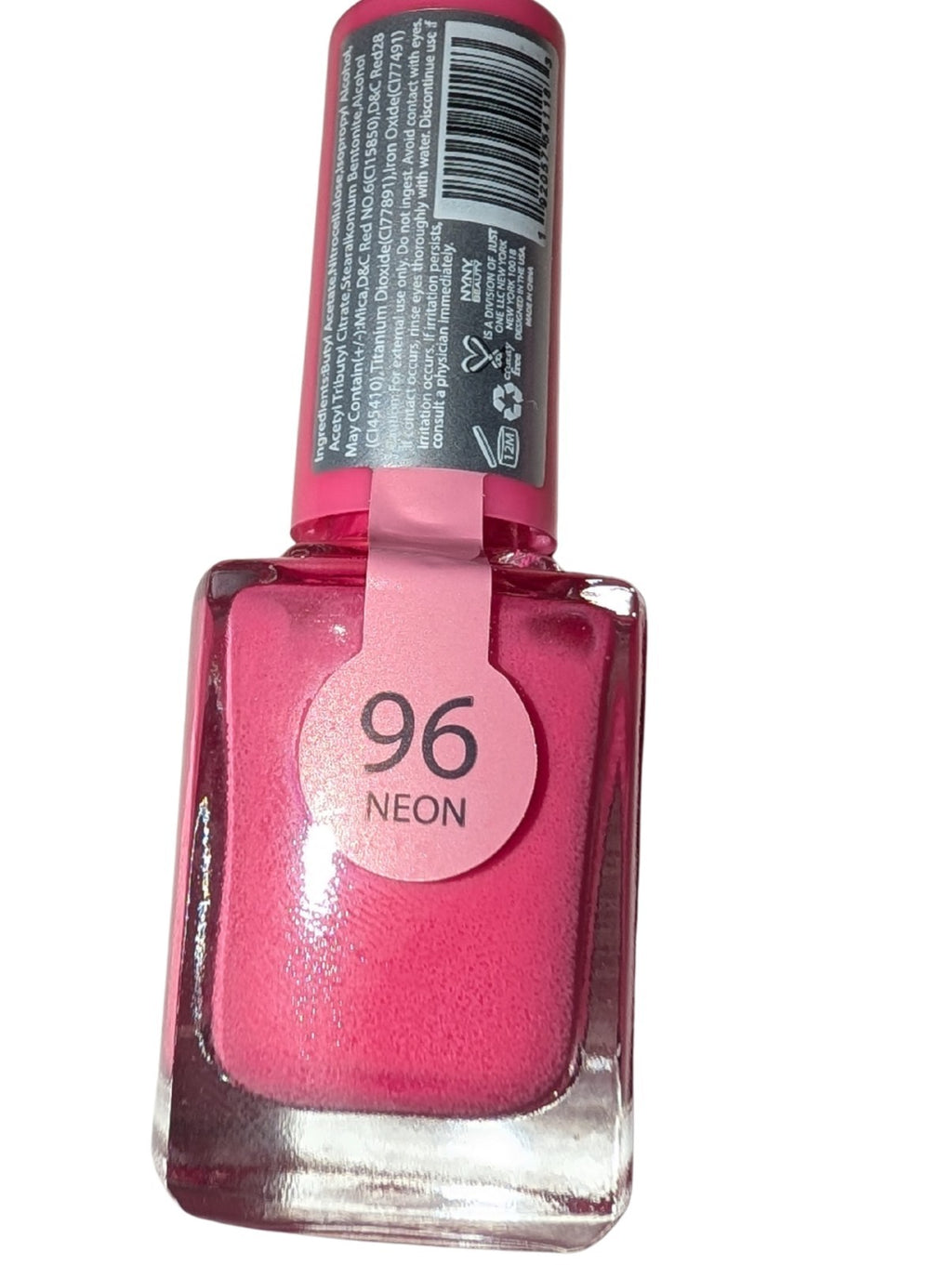 Neon Nail Polish Set:  8 Bottles Fingernail Glow in the Dark Nail Polish