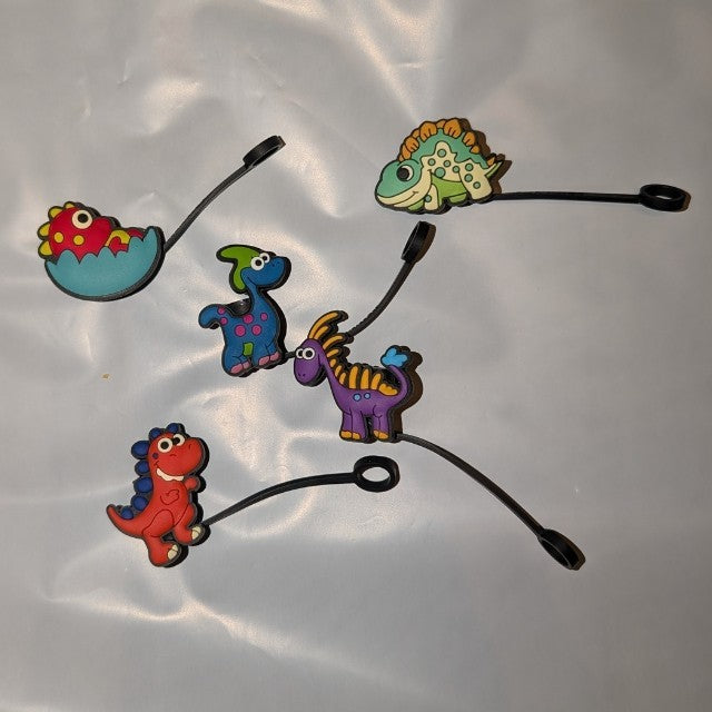 Straw toppers, Dinosaur Series Many styles. Take a look! Something for everyone!