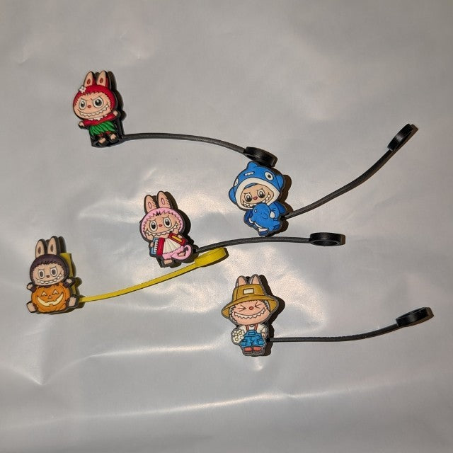 Straw toppers,  Many Pop Culture styles. Take a look! Something for everyone!