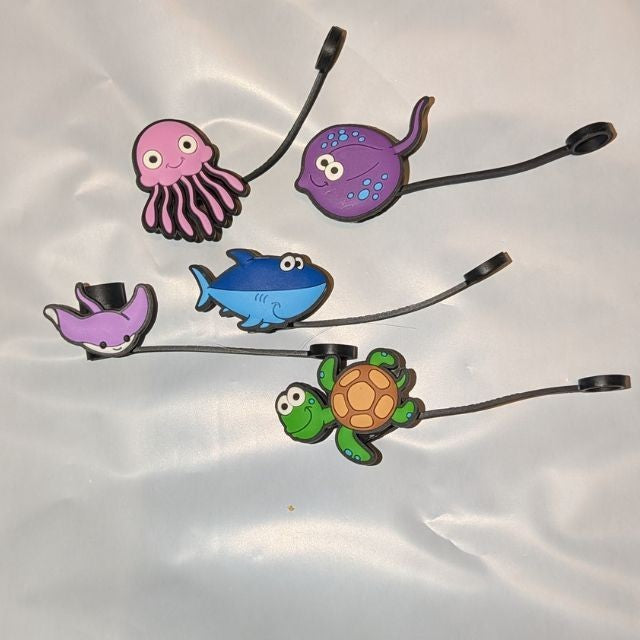 Straw toppers, Animal Series Many styles. Take a look! Something for everyone!
