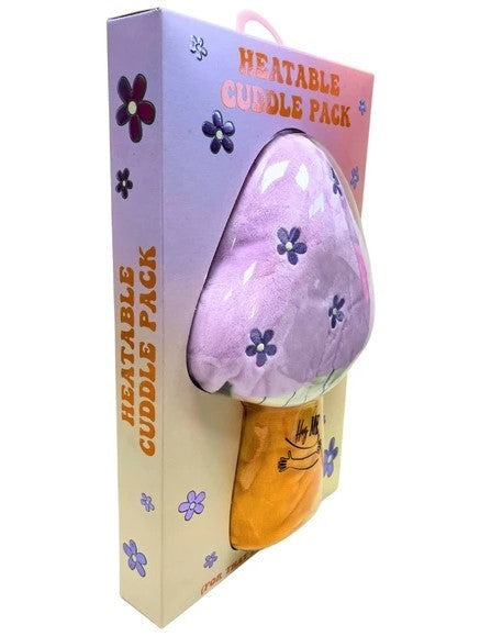 Cuddle Pack Menstruation Heatable Plush in Mushroom Design, NEW