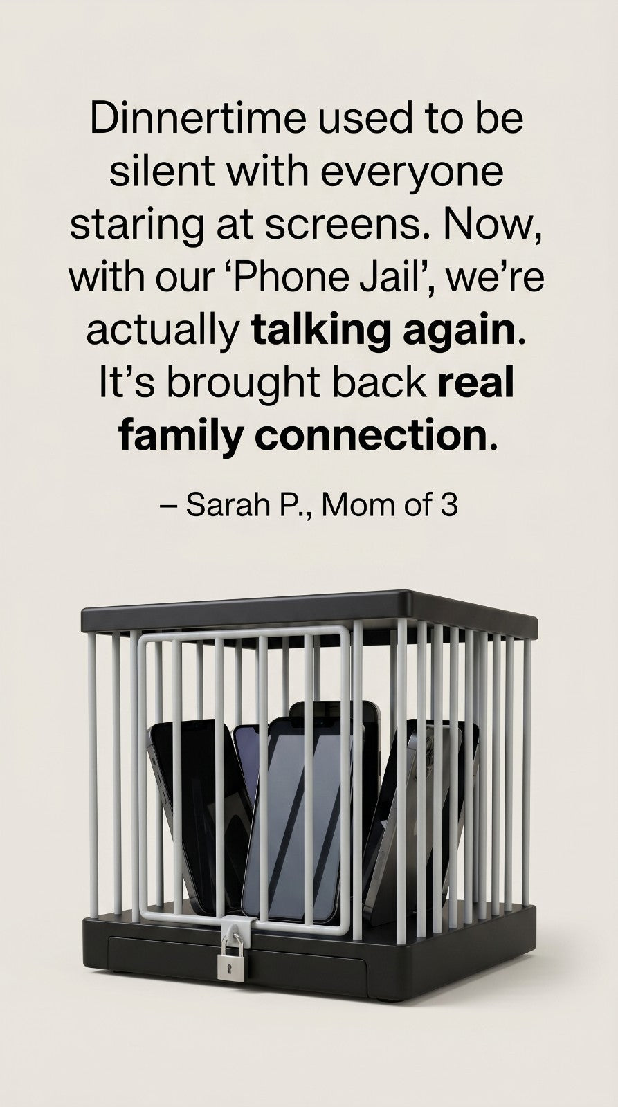 Phone Jail Family Time, Chores, Dinner Great for kids and adults. Lock Included!