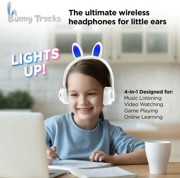 Hypergear Bunny Tracks Wireless Headphones Bluetooth