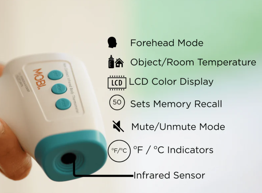 MOBI- Non-contact Infrared Forehead Digital Thermometer NEW!