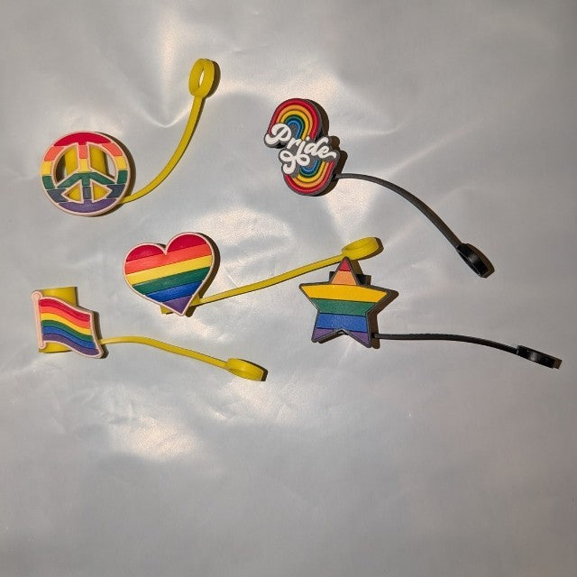 Straw toppers, Many new styles. Take a look! Something for everyone!
