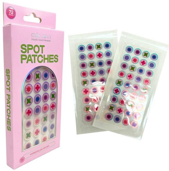 Celavi 72 Piece Shapes Hydrocolloid Acne Spot Treatment Patches