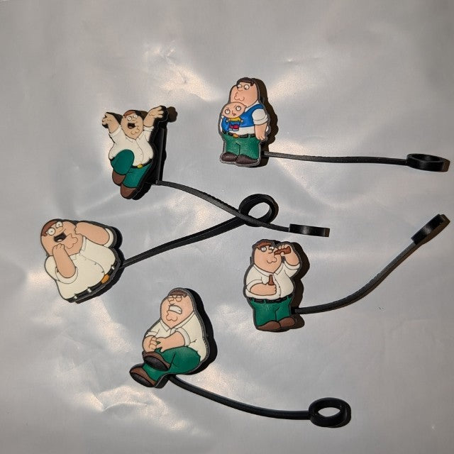 Straw toppers,  Many Pop Culture styles. Take a look! Something for everyone!
