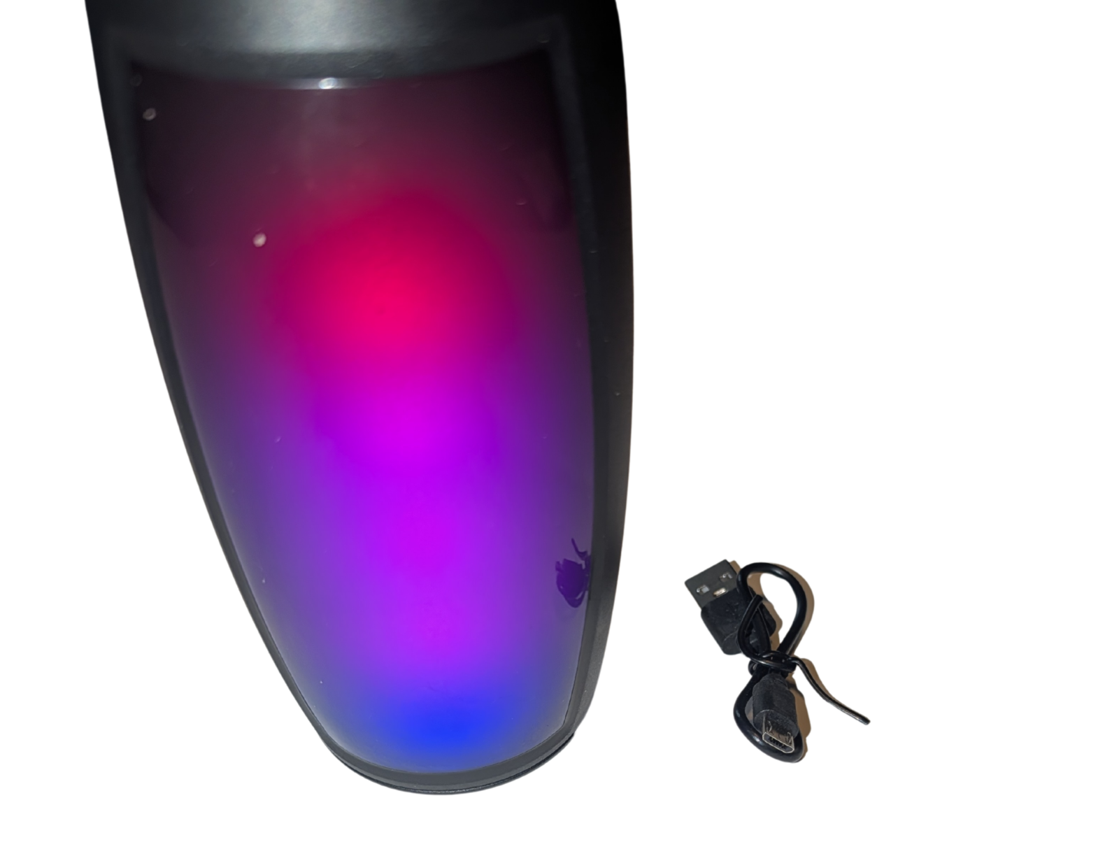 Smooth Vibes 6" LED Light-Up Wireless Portable Speaker, Color Changing, 3-4hrs
