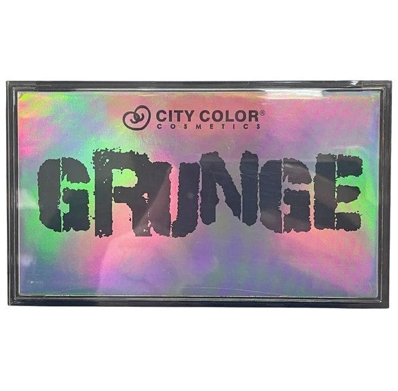 City Color Cosmetics Grunge 18 Shade Eyeshadow Palette with Mirror