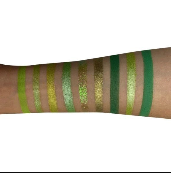 City Color Paradise Love Green 9 Color Eyeshadow Compact with Mirror
