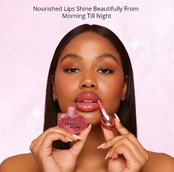 Italia Deluxe Fickle Heart 3 Piece Lip Oil Set, Magic Sweet Lip Oil