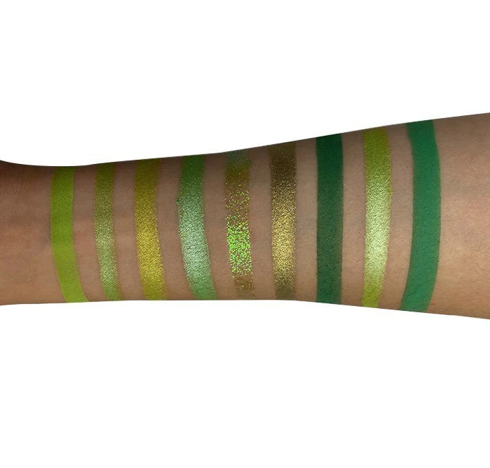 City Color Paradise Love Green 9 Color Eyeshadow Compact with Mirror