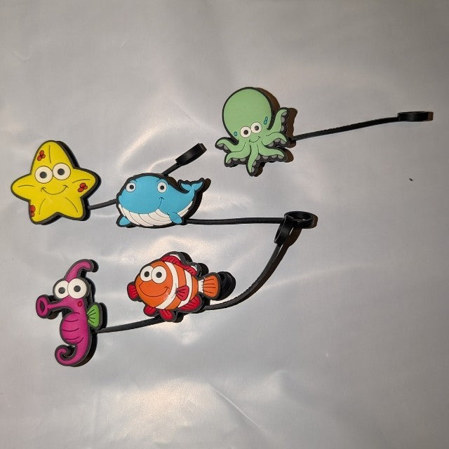 Straw toppers, Animal Series Many styles. Take a look! Something for everyone!