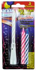Musical Birthday Candles. Candle Holder Plays "Happy Birthday To You"