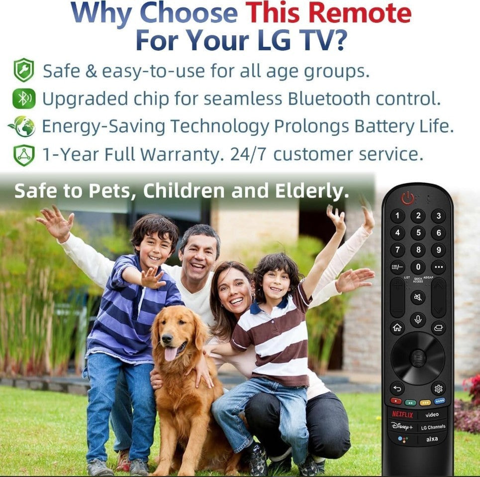 Replacement for LG TV Remote, for All 2019-2026 LG Remote Control for Smart TVs