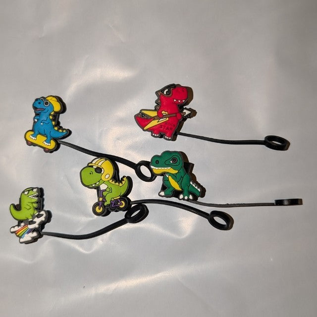 Straw toppers, Dinosaur Series Many styles. Take a look! Something for everyone!