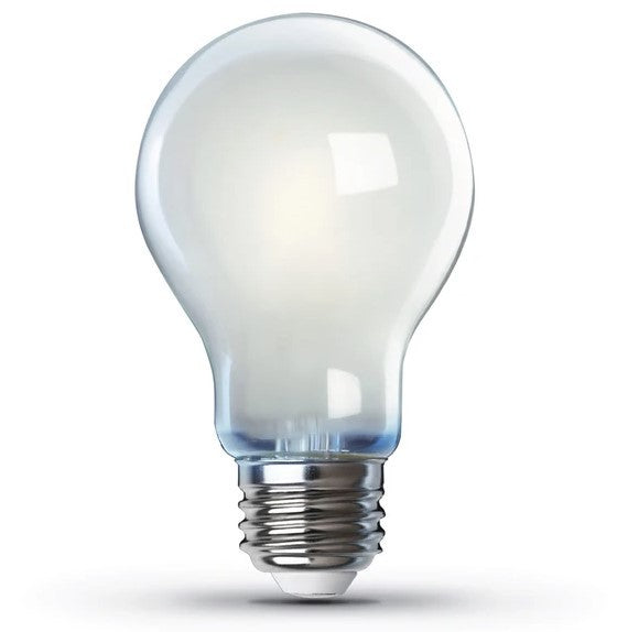 Feit Electric A19 LED Light Bulb, 40W Equiv, 4Pk Glass, 5000k Daylight, Dimmable