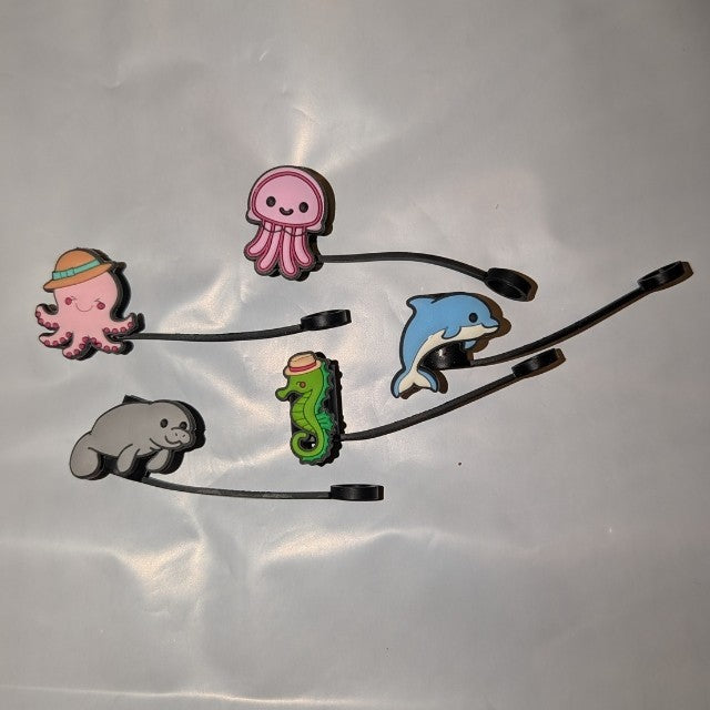 Straw toppers, Animal Series Many styles. Take a look! Something for everyone!