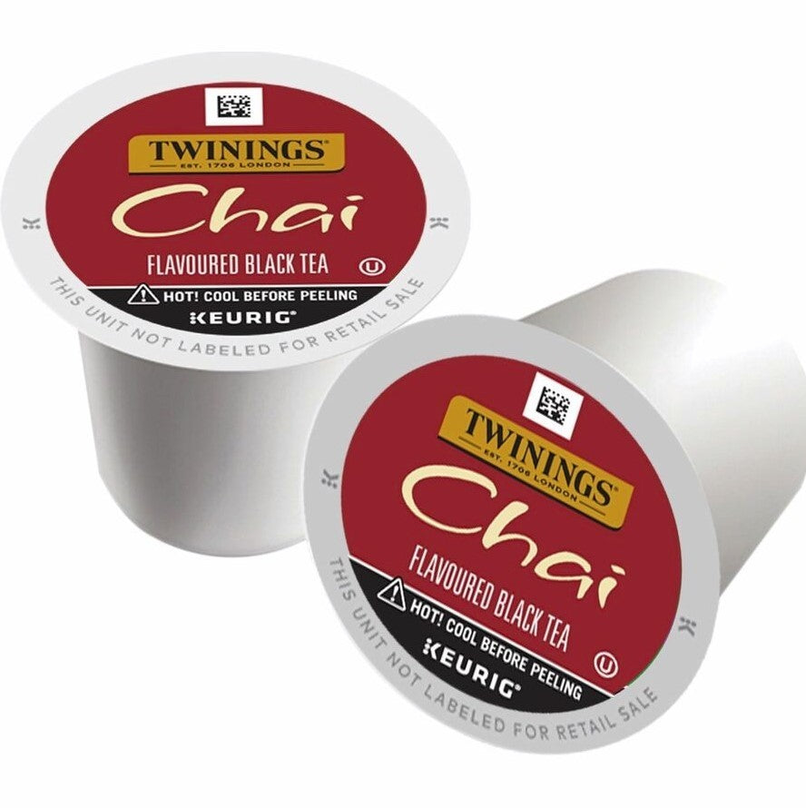 Twinings Chai Tea Keurig K-Cup Pods, 0.11 Oz, 24/Box