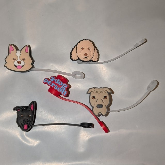 Straw toppers, Animal Series Many styles. Take a look! Something for everyone!