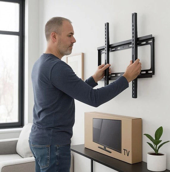 TV Wall Mount 17" To 47" Up to 88lbs  Flat Panel Television Ultra Slim Steel