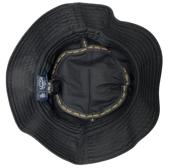 ORIGINAL PENGUIN  Cotton Twill Bucket Hat W/ Rainbow Logo (OSFM)