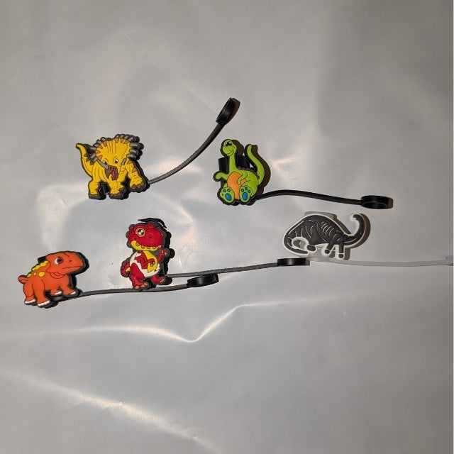 Straw toppers, Dinosaur Series Many styles. Take a look! Something for everyone!