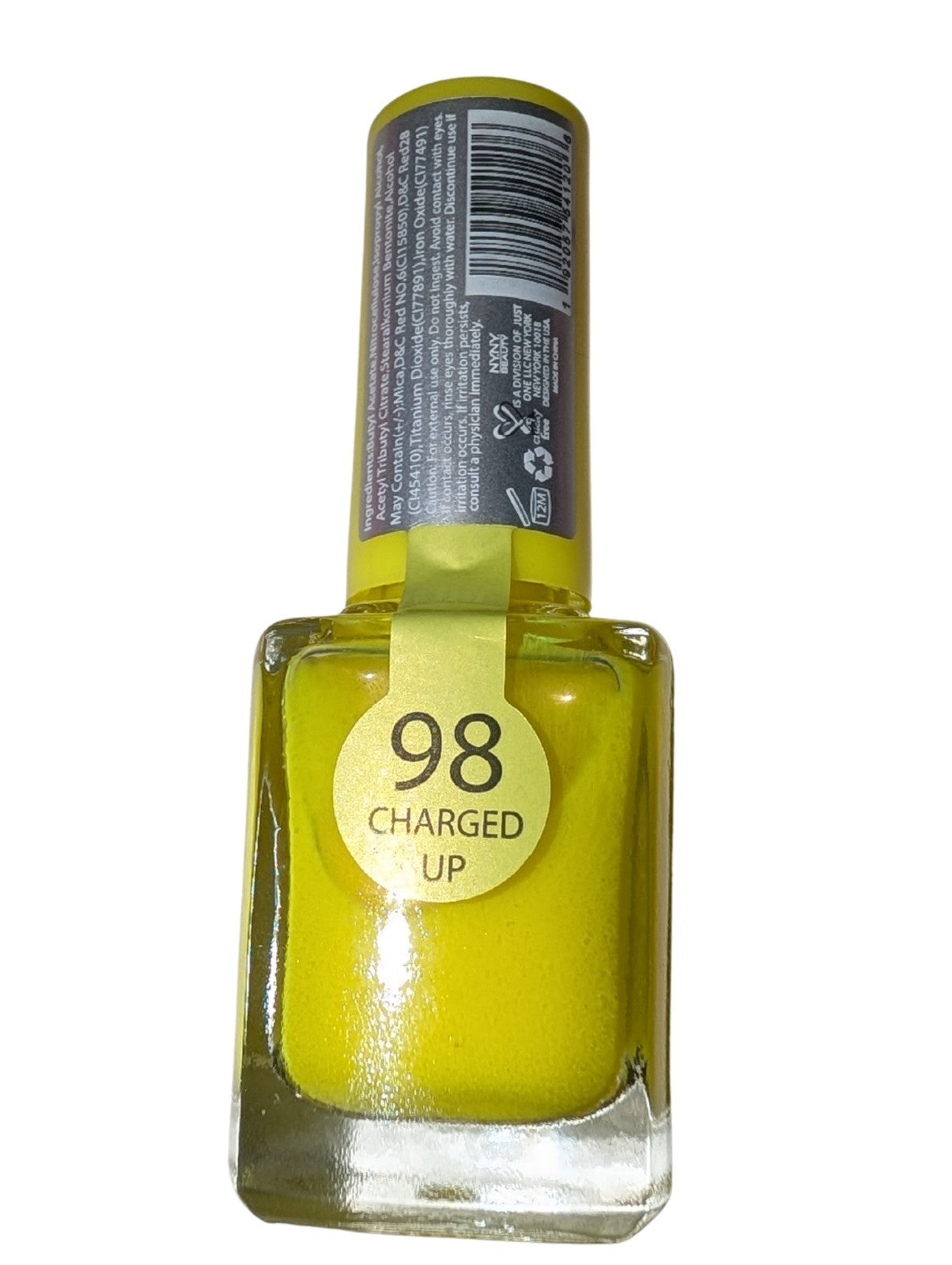 Neon Nail Polish Set:  8 Bottles Fingernail Glow in the Dark Nail Polish
