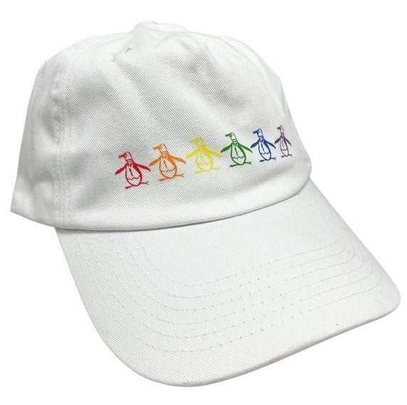 Original Penguin Baseball Cap with Rainbow Logo, New With Tags, OSFM