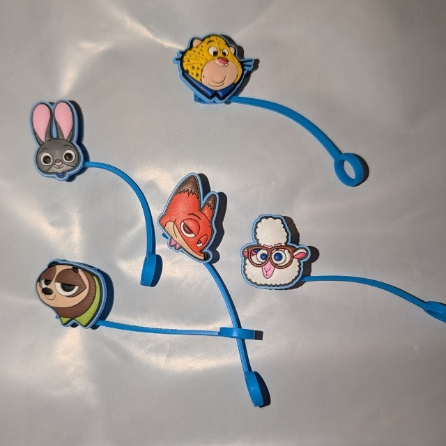 Straw toppers,  Many Pop Culture styles. Take a look! Something for everyone!