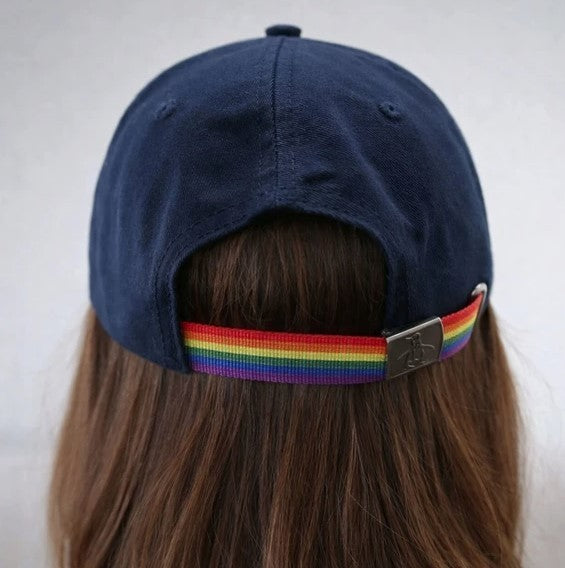 Original Penguin Baseball Cap with Rainbow Logo, New With Tags, OSFM