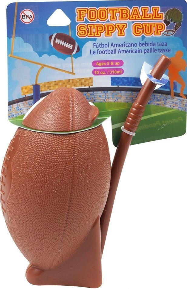 Football Sippy Cup 10 Oz