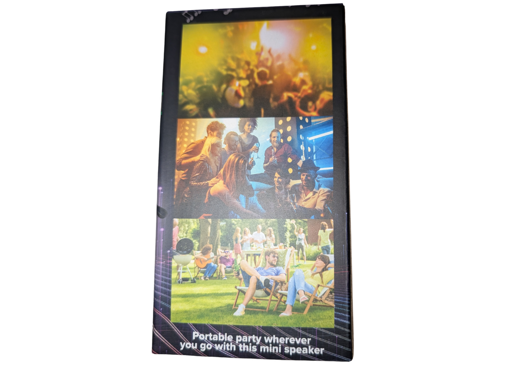 Smooth Vibes 6" LED Light-Up Wireless Portable Speaker, Color Changing, 3-4hrs