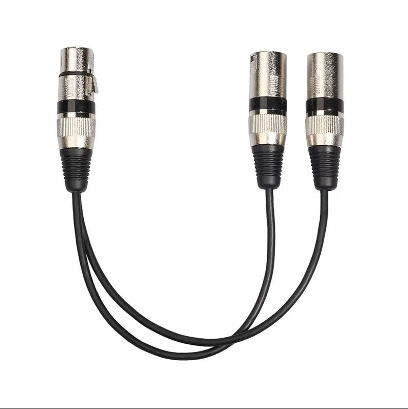 XLR Y Cable MMF Color Ring XLR Splitter Fast Shipping