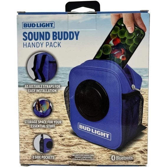 NEW Bud Light Bluetooth Portable Wireless Speaker, Sound Buddy,