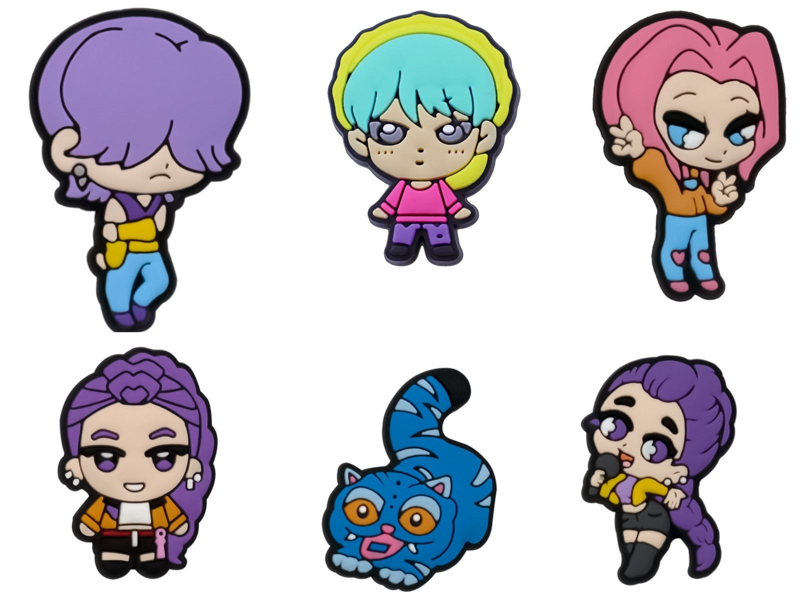 10mm Straw Toppers K Pop Culture Artwork, Fun , Cute, 45 Pieces, Popular Styles!