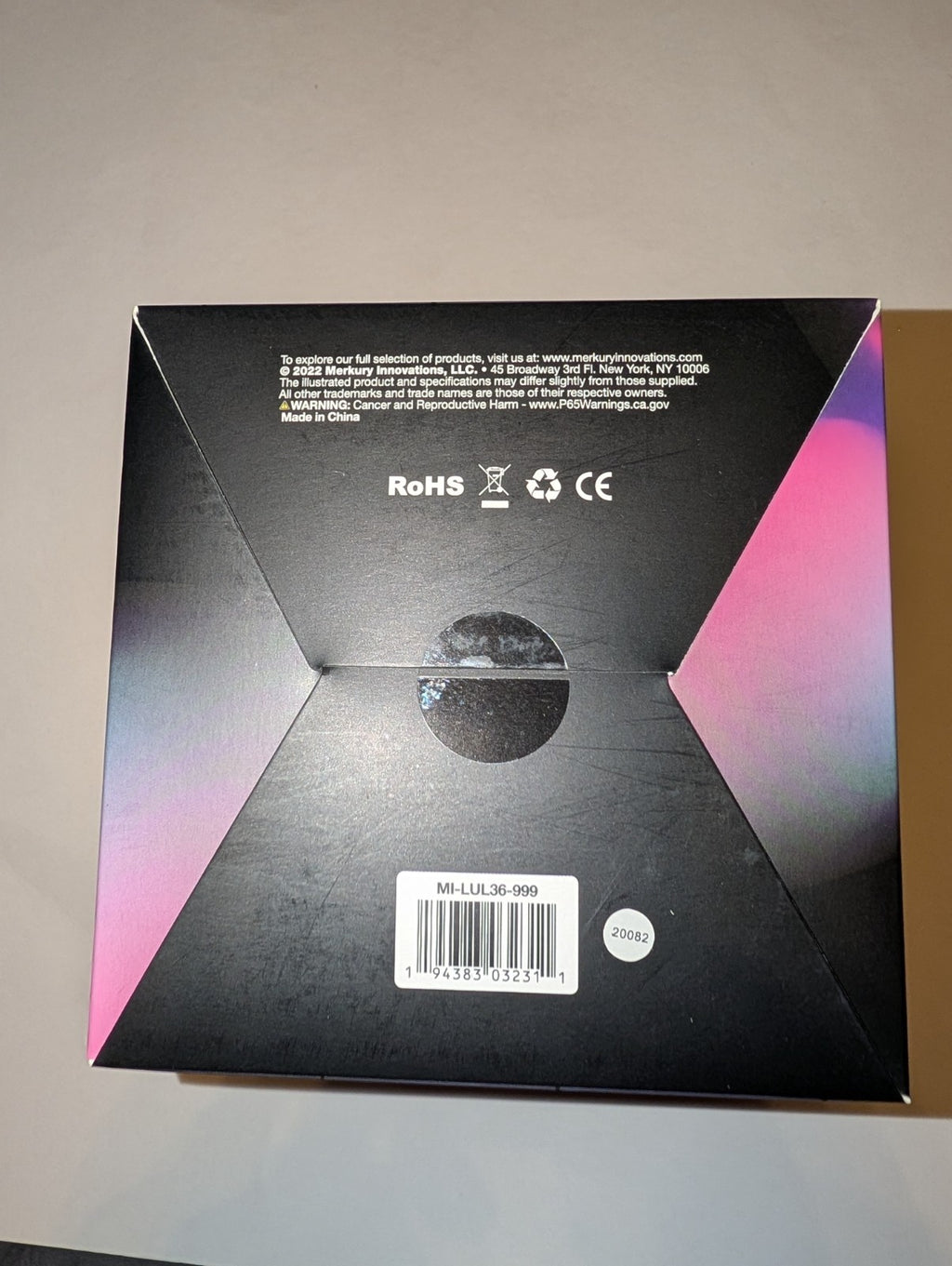 GloRoll LED Toilet Paper Holder RGB NEW Merkury Innovations