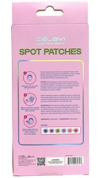 Celavi 72 Piece Shapes Hydrocolloid Acne Spot Treatment Patches