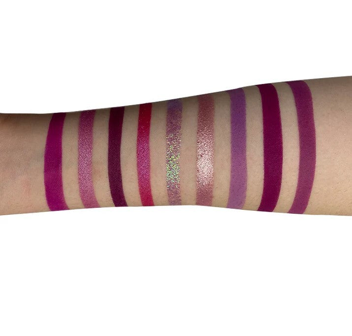 City Color Paradise Love Purple 9 Color Eyeshadow Compact with Mirror