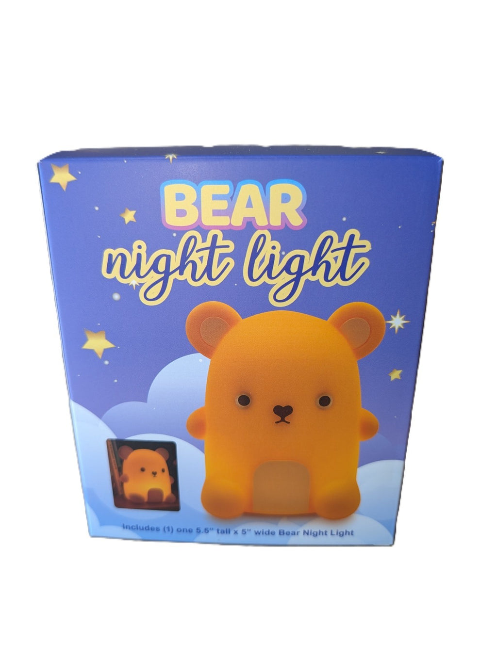 Bear Shaped Night Light Softly Glowing LED Lamp NEW