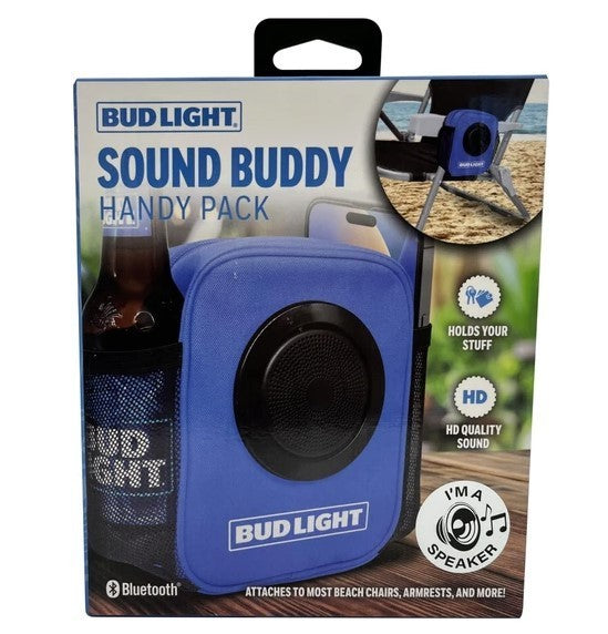 NEW Bud Light Bluetooth Portable Wireless Speaker, Sound Buddy,