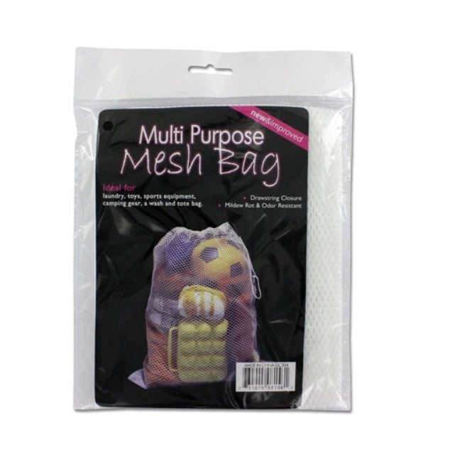 Multi-Purpose Mesh Bag, Laundry, Sports Equipment, 19 x 22, NEW