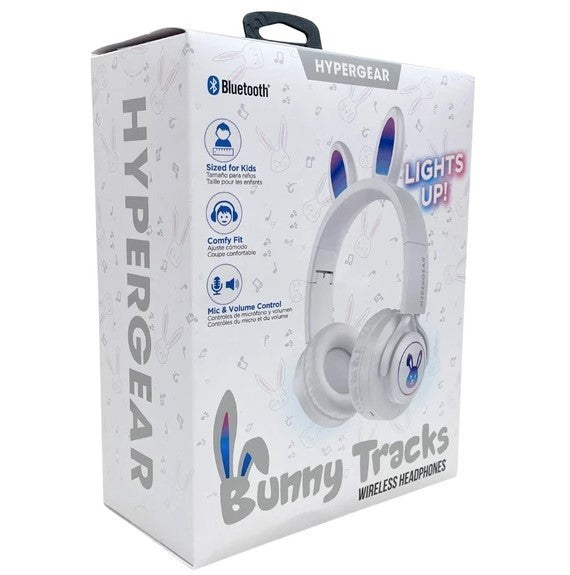 Hypergear Bunny Tracks Wireless Headphones Bluetooth