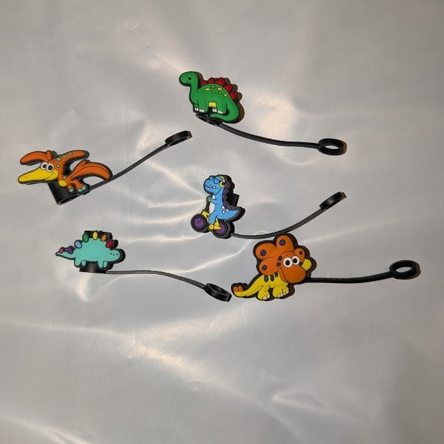 Straw toppers, Dinosaur Series Many styles. Take a look! Something for everyone!