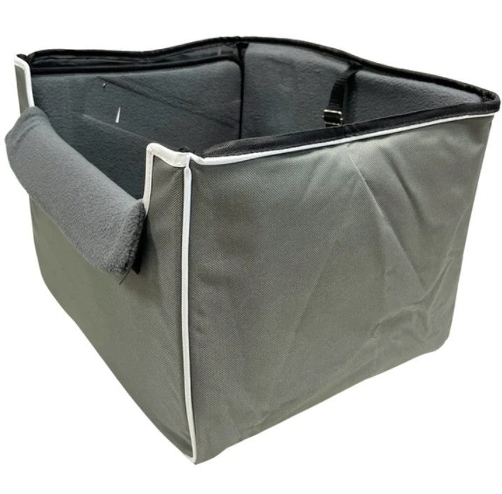 Pet Travel Collapsible Car Booster Seat in Gray,16x12x11,  Pets up to 20lbs, NEW